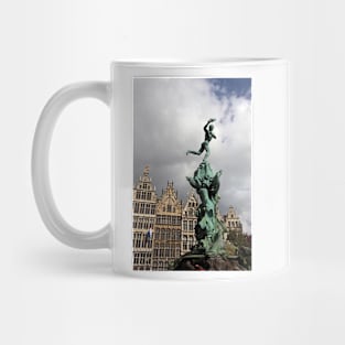 Brabo Fountain - Antwerp, Belgium Mug